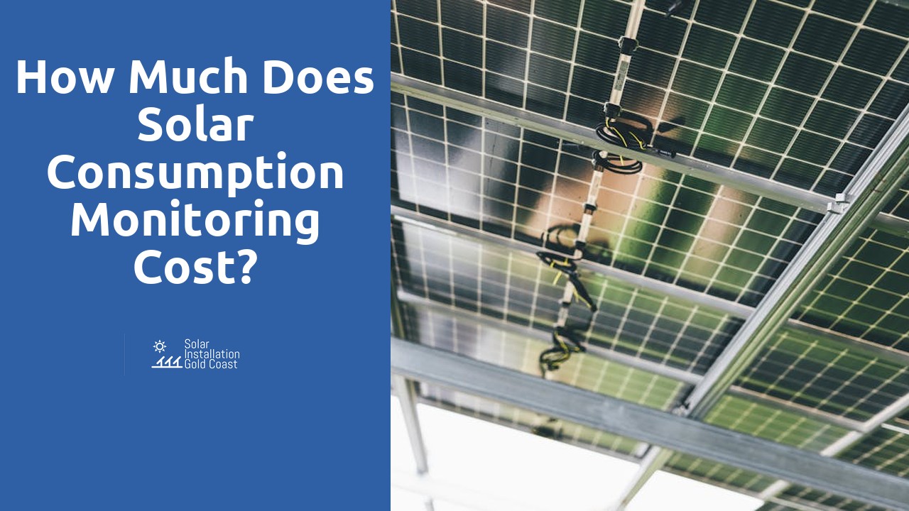 How much does solar consumption monitoring cost?