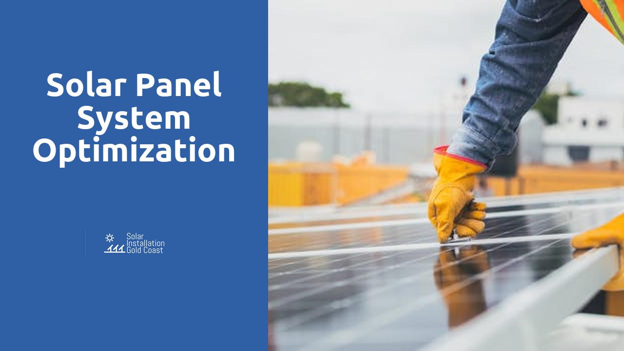 Solar Panel System Optimization