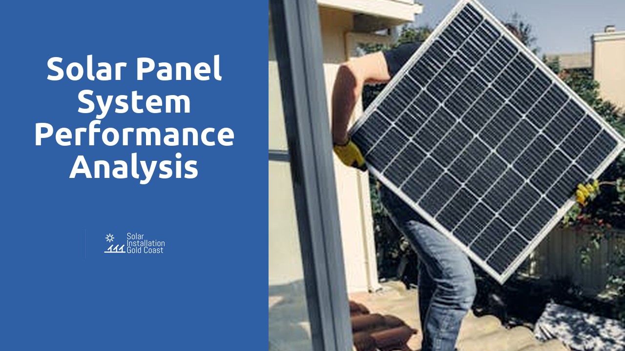 Solar Panel System Performance Analysis